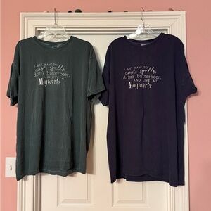 Embroidered Hogwarts Comfort colors tshirts size XL